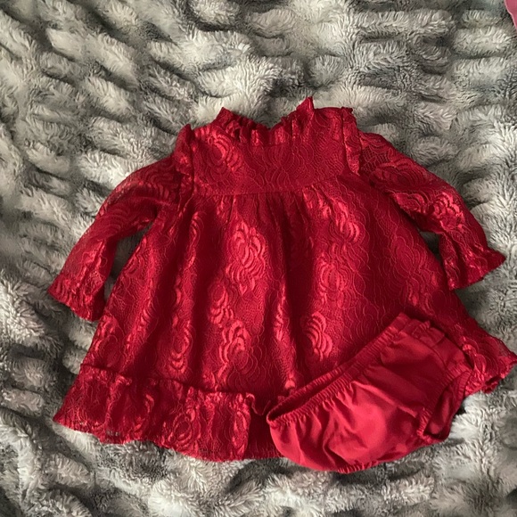 Infant Xmas dress size 6-9 months - Picture 1 of 2